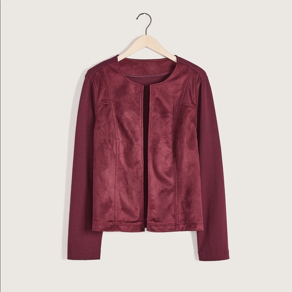 Pennington’s | Faux Suede Mixed Jacket - Picture 2 of 2